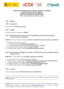 ICEXInvestInSpainInversionesSectorInmobiliarioJornada24Febrero2015